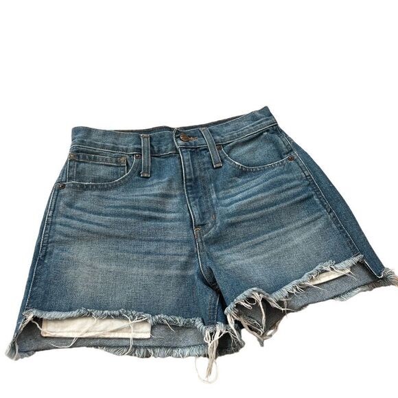 Madewell The Perfect Jean Short: Step-Hem Edition 24 NEW - Picture 3 of 7